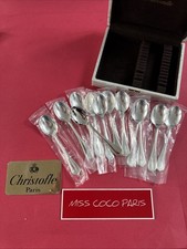 Cucchiaio gelato 12 Christofle Spatours 13CM Metallo Argento Molto Bel Stato