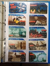 10 SCHEDE TELEFONICHE (IL GIRO DELLE CAPITALI DELL'EURO) - DA COLLEZIONE