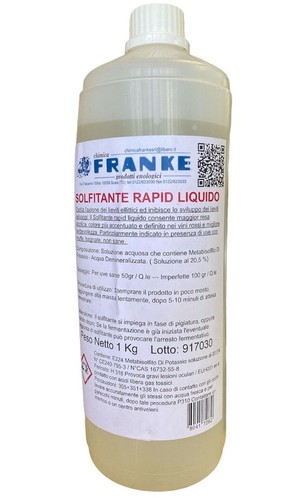 Solfitante rapid liquido - , per