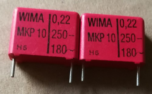 Condensatore wima mkp10 22uf - condensatore,