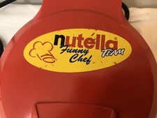 FERRERO NUTELLA TEAM FUNNY CHEF MACCHINA PER WAFFEL A FORMA DI CUORE 