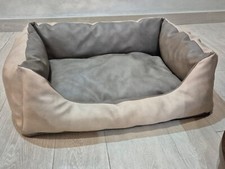 Cuccia Letto per Cani Gatti per Animali Domestici IN PELLE L=60 cm USATA