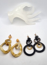 ORECCHINI  CORNO ORECHINI RESINA