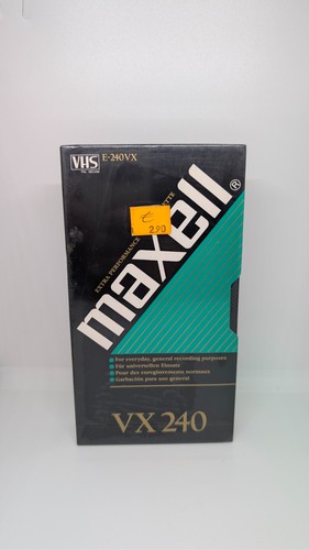 Videocassette vhs maxell - videocassette,