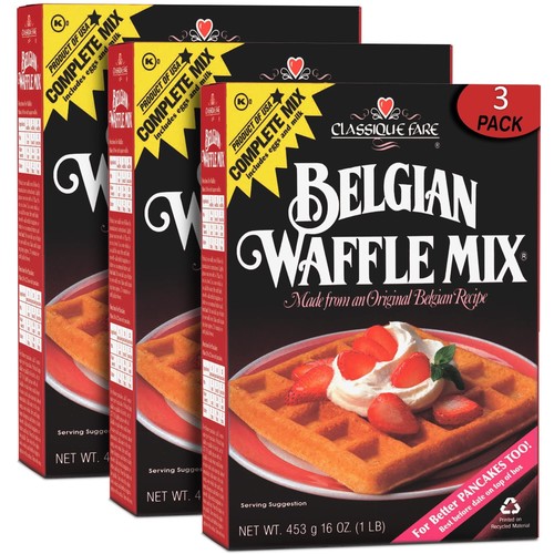 Belgian waffle mix oz - mix,