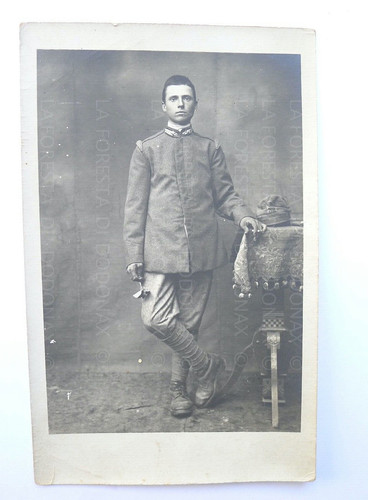 Vecchia foto militare divisa - vecchia,