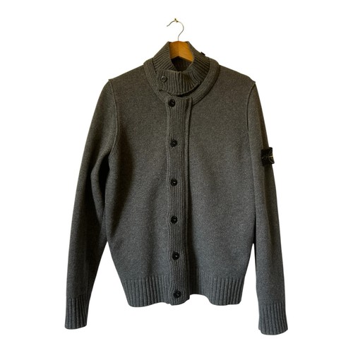 Cardigan lana stone island - di,