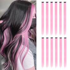 Confezione Da 12 Estensioni per Capelli Con Clip Da Donna Lunghe 22 Pollici Resi