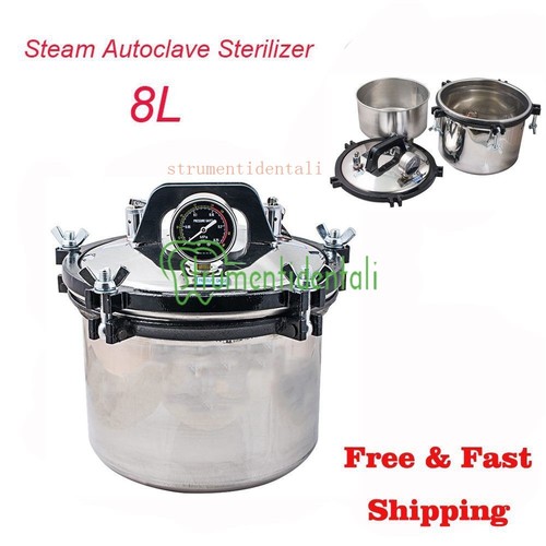 Autoclave sterilizzazione - 8l,