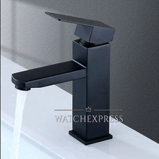 MISCELATORE RUBINETTO PER LAVABO LAVANDINO BAGNO COLORE NERO
