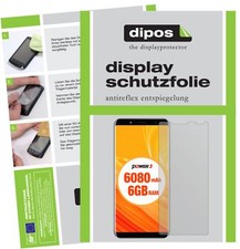 2x Pellicola per Ulefone Power 3 Protettiva Protezione Antiriflesso dipos