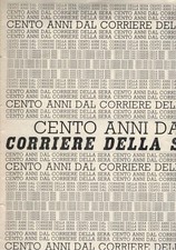 cento anni dal corriere della