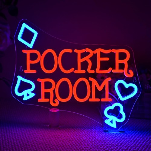 Sala pocrer insegna neon - pocrer, al