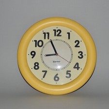 OROLOGIO VINTAGE DA PARETE GUZZINI ITALY HERMLE QUARTZ 2100 MADE IN GERMANY OKAY