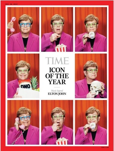 Time magazine elton john - john, icon