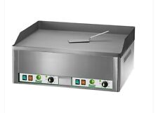 Fry Top Elettrico da Banco - Piastra Doppia con Piano Liscio