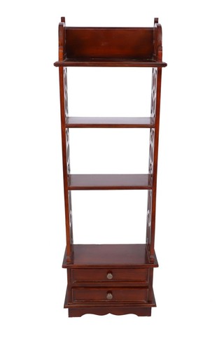 Etagere legno mogano con - di,
