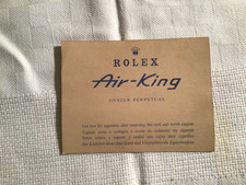 ROLEX CIGARETTE CARD PER AIR