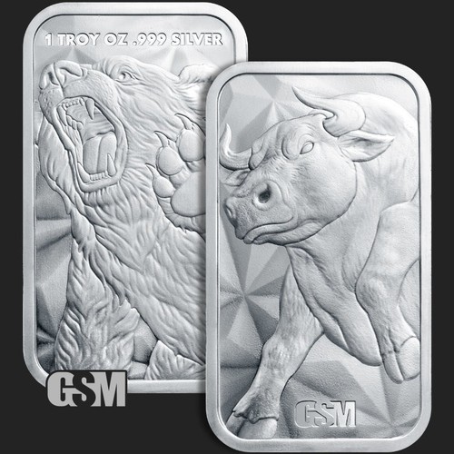 Bull and bear market bar - and,