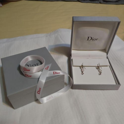 Orecchini logo dior argento - orecchini,