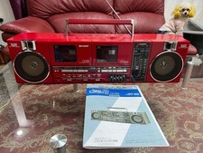 Sharp QT-88R Lettore Nastro Portatile Vintage Radio Anni '80 Usato Retro