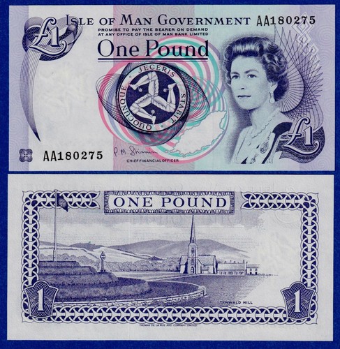 Isle man pound 2009 - of,