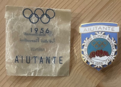 Olympic cortina 1956 aiutante - cortina,