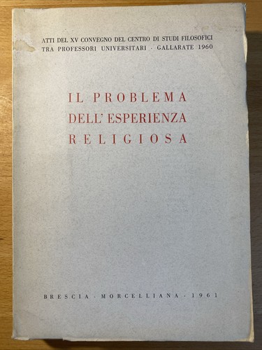 Problema dell esperienza - problema, dell'esperienza