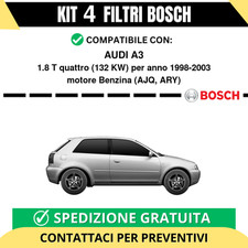 KIT BOSCH 4 Filtri tagliando