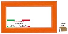 CORNICE IN LEGNO ARANCIONE