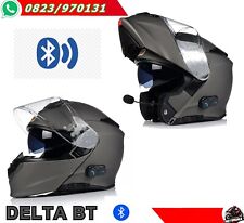 Casco modulare  moto origine grigio opaco Bluetooth Android  modulare apribile