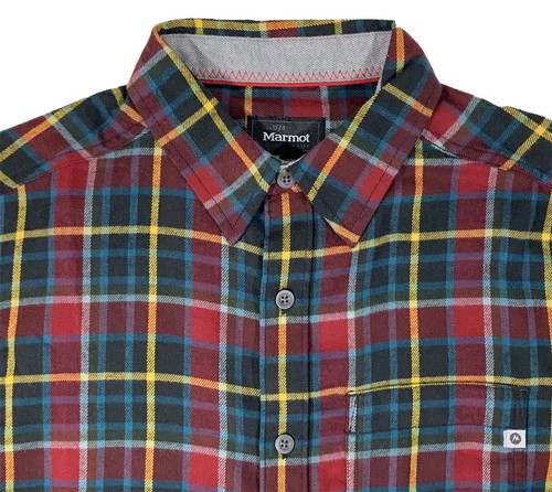 Camicia uomo marmot rosso - uomo, blu
