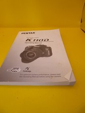 manuale istruzioni originale Pentax K110D.    Ottime condizioni
