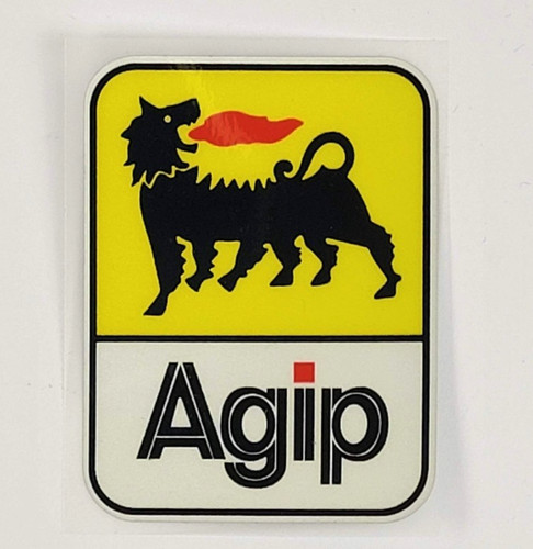 Adesivo sticker agip racing - adesivo,