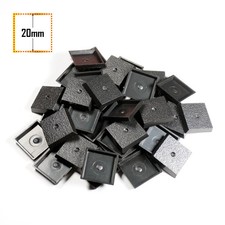 Basette quadrate 20mm in