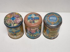 Vecchi BARATTOLI IN LATTA BISCOTTI SAIWA Genova