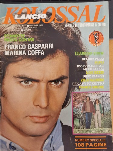 Fotoromanzo lancio kolossal - fotoromanzo,