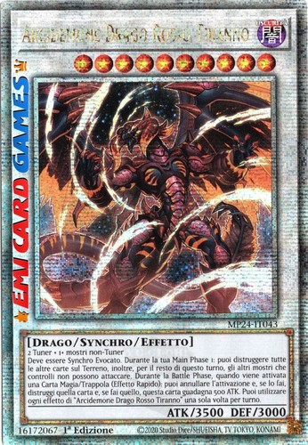 Arcidemone drago rosso tiranno - drago,