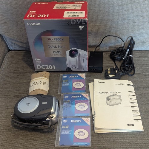 Videocamera canon dc201 dvd - videocamera,
