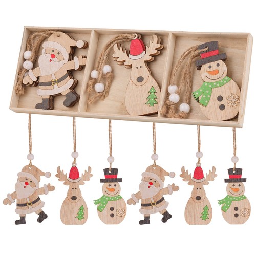 Ornamenti rustici natalizi 9 - ornamenti,