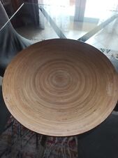 Piatto grande centrotavola in midollino