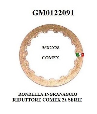 Rondella ingranaggio riduttore - rondella,