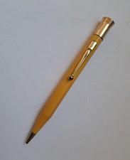 MATITA MECCANICA (WEIDLICH ?) YELLOW MANDARIN 1920 VINTAGE MECHANICAL PENCIL