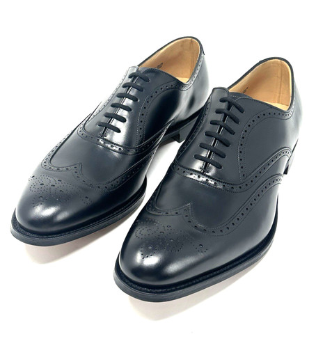 Church black leather - black, shoes