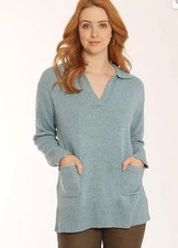 Maglione collo con - v,