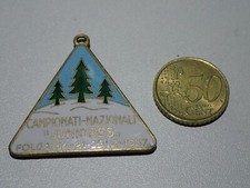 SCI CAMPIONATI NAZIONALI JUNIORES FOLGARIA 1957 MEDAGLIA CIONDOLO