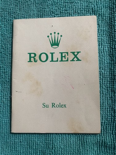 Rolex booklet - rolex, "su