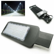 FARO LED LAMPIONE ESTERNO STRADALE PER PALO 50W 100W LUCE NATURALE FREDDA