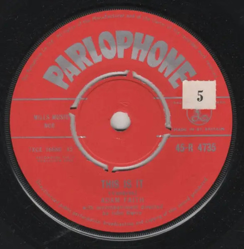 Adam faith with john barry - faith,