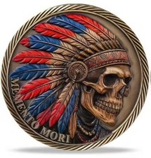 Medaglia memento mori - memento,